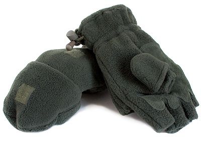 Перчатки-варежки олива