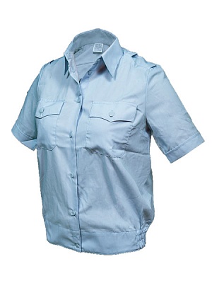 Рубашка женская Полиция с коротким рукавом (МРШЛ)