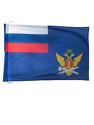 Флаг ФСИН 90х135 карман стропа карабин СФОРТ