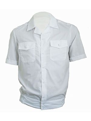 Рубашка Полиция с коротким рукавом на резинке с отложным воротником MAGELLAN